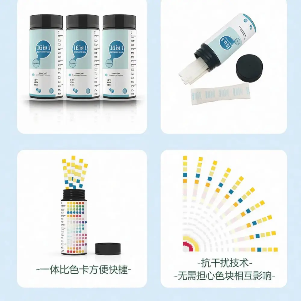 Water Testing Paper Strips For Residential Commercial Pool Spa Pond Aquarium Drinking Water Quality Analysis Rapid Tester