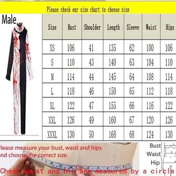 Halloween-Kostüme für Männer: Clown-Cosplay-Kostüm aus dem Film „Terrifier 2“ – Blutiger Overall, Horror-Outfit 10 best sales Halloween-Kostüm - №2