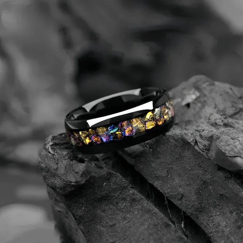 Men\'s and Women\'s Galaxy Nebula Space Wedding Ring Customization - Engagement/anniversary Ring - Men\'s and Women\'s Ring,