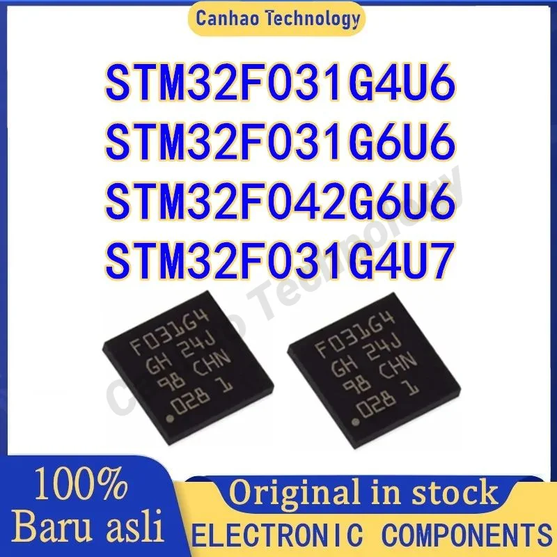 STM32F031G4U6 STM32F031G4U7 STM32F031G6U6 STM32F042G6U6 STM32F031G4 STM32F031G4 STM32F031G6 STM32F042G6 STM IC MCU Chip QFN28