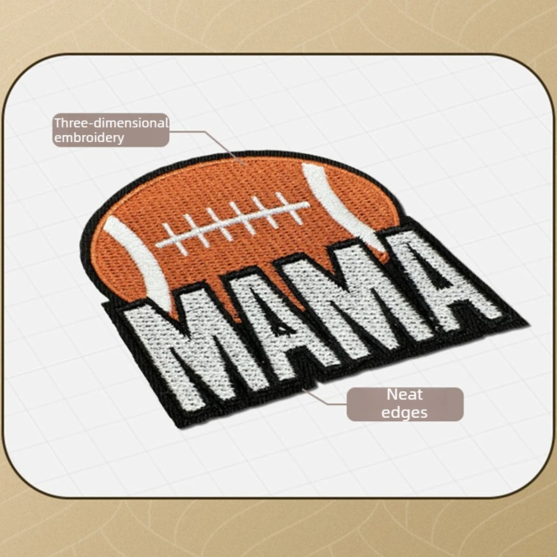 1PCS Vintage MAMA'S COWGIRL Embroidery Patch, Iron on Self Adhesive Letter Applique for DIY Hats Bags Jeans Jackets