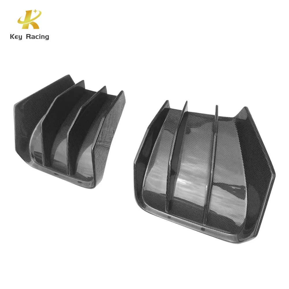 Corvette C7 Rear Diffuser High Quality Corvette C7 2PC Rear Bumper Diffuser Lip For Chevrolet Corvette C7 2014-2019