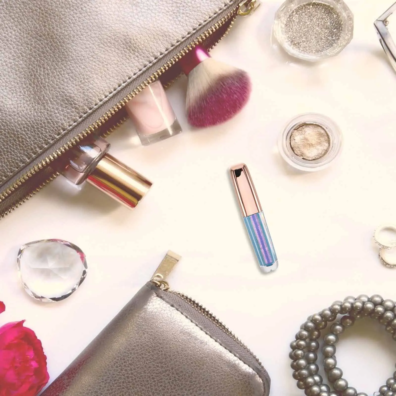 글리터 리퀴드 아이섀도우 쉐이드 4 컬러 시프트 이리데슨트 피니쉬 롱 웨어링 쉬머 아이 섀도우 할로윈 파티 펄레센트