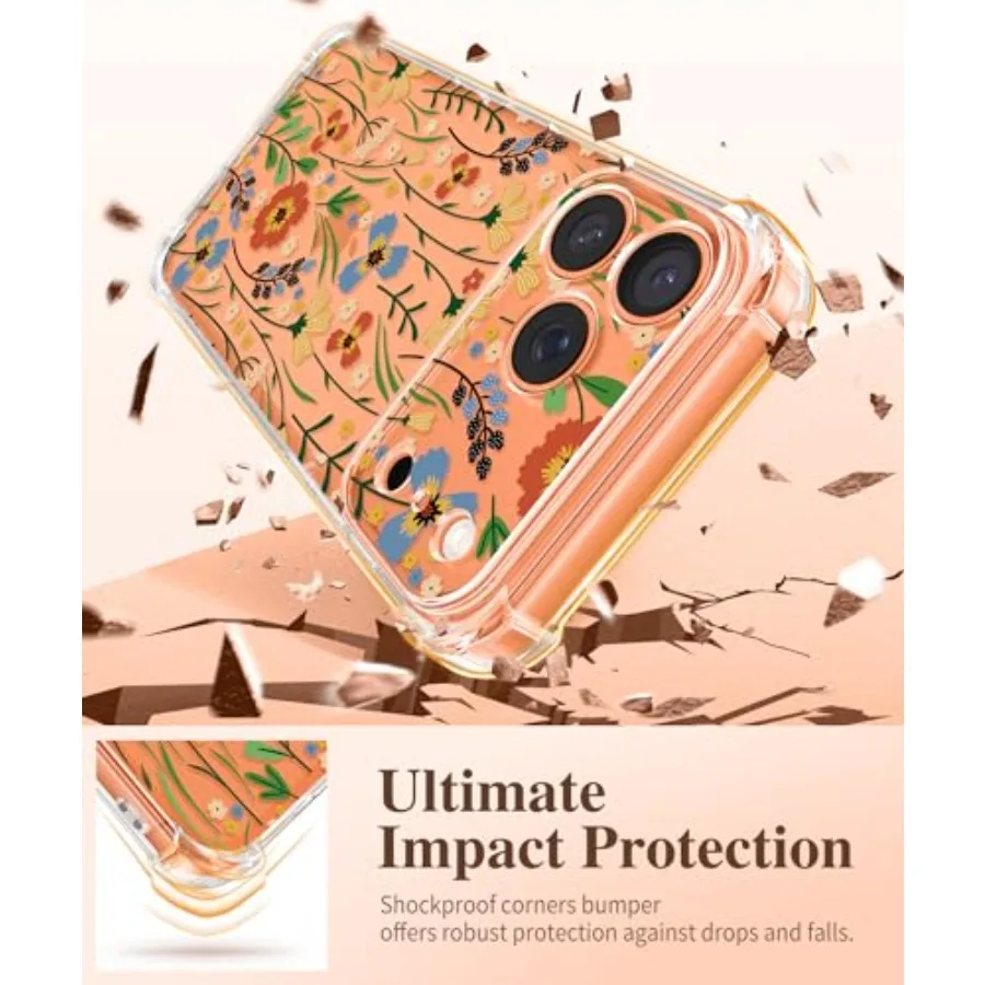 아이폰 17 프로 맥스 케이스 업그레이드된 풀 카메라 보호 비황변 투명 디자인 내장형 스크린 보호기