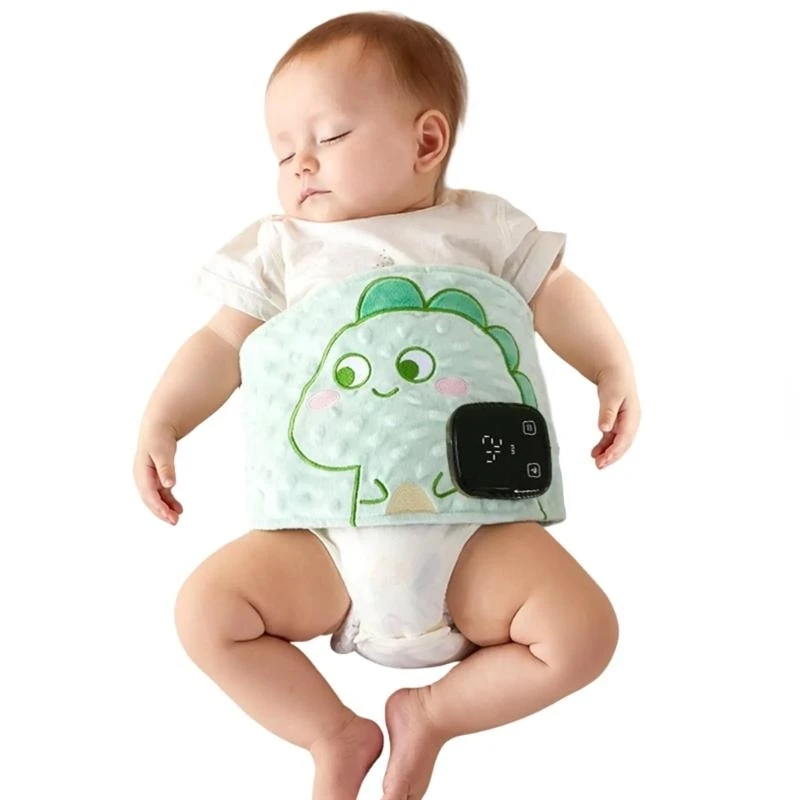 

G2TC Infant Gas Relief Hot Pressed Belly Wrap Belt Cartoon Belly Band Soothing Colic and Upset Stomach for Newborns