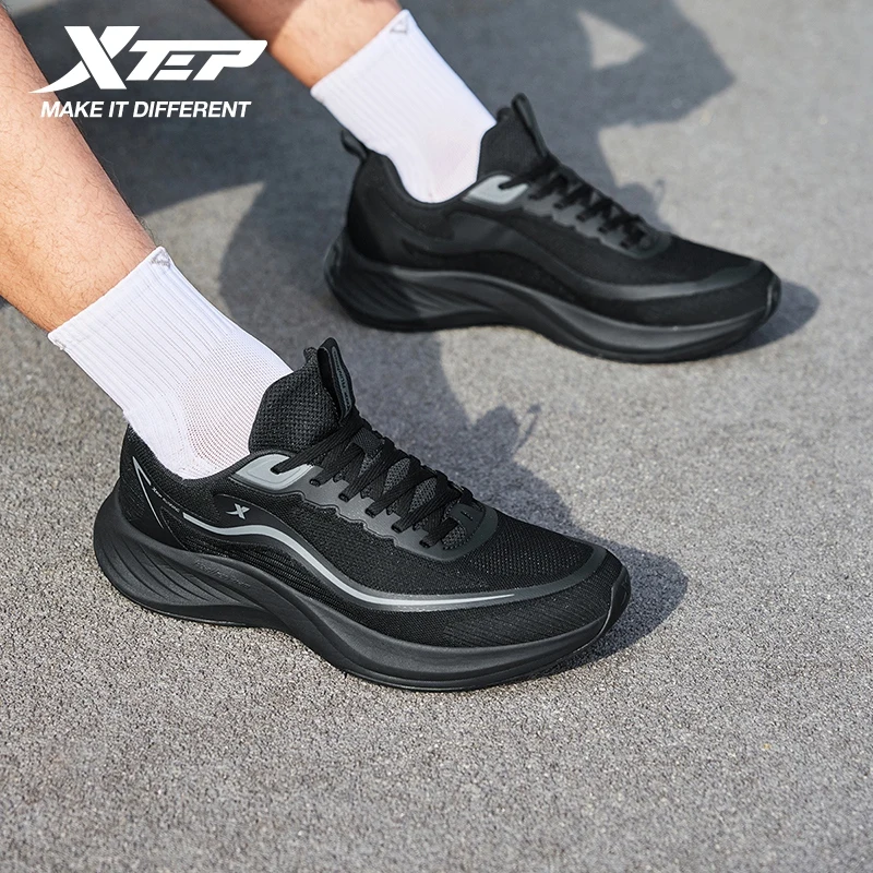 Xtep Cloud Wing ET Running Shoes For Men Lightweight Soft Breathable Shock-absorbing Support Comfortable Sneakers 875319110040 view 6