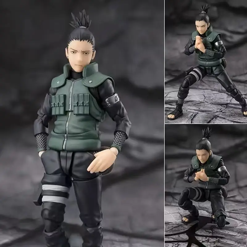 

In Stock 100% Original Bandai S.h.figuarts Shikamaru Nara -Brilliant Strategist- Naruto Action Figurine Toys Model Doll