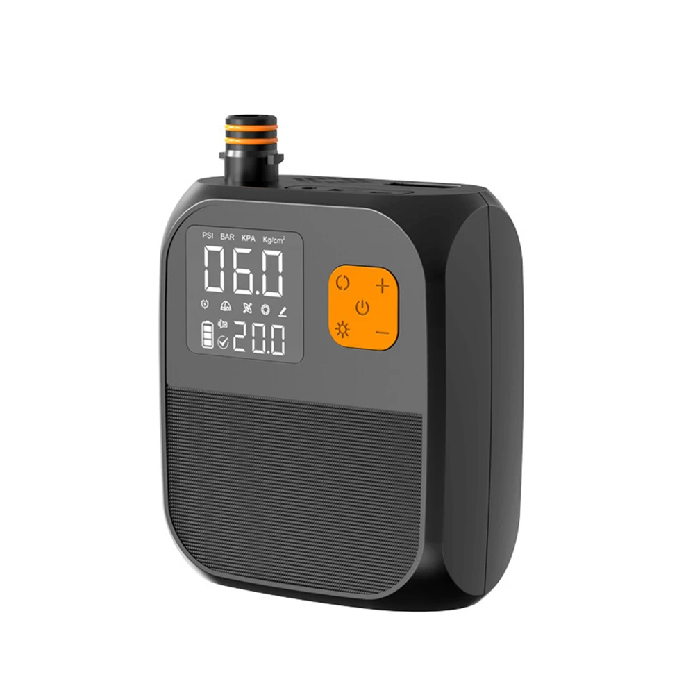 6000mAh Touch Screen Electric Pump 20PSI Pump Two-stage Inflator For Kayaks Car Wash And Maintenance Car Replacement