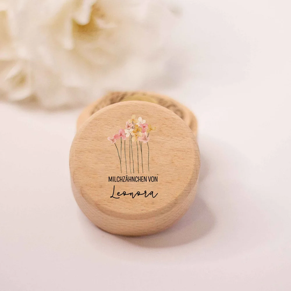 Personalised Milk Tooth Box Custom Wooden Teeth Boxes Baby Girl Gift Wooden Keepsake Tooth Fairy Holder New Baby Shower Gift