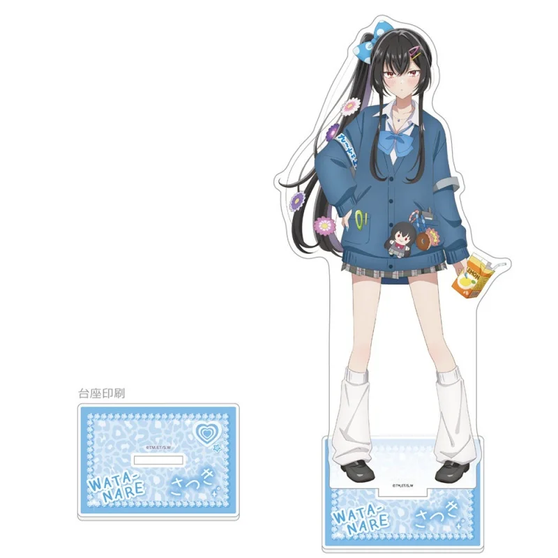 Anime There's No Freaking Way I'll Be Your Lover! Unless.Heisei Hot Girls Version Acrylic Stand Model Plate Keychains Desk Decor