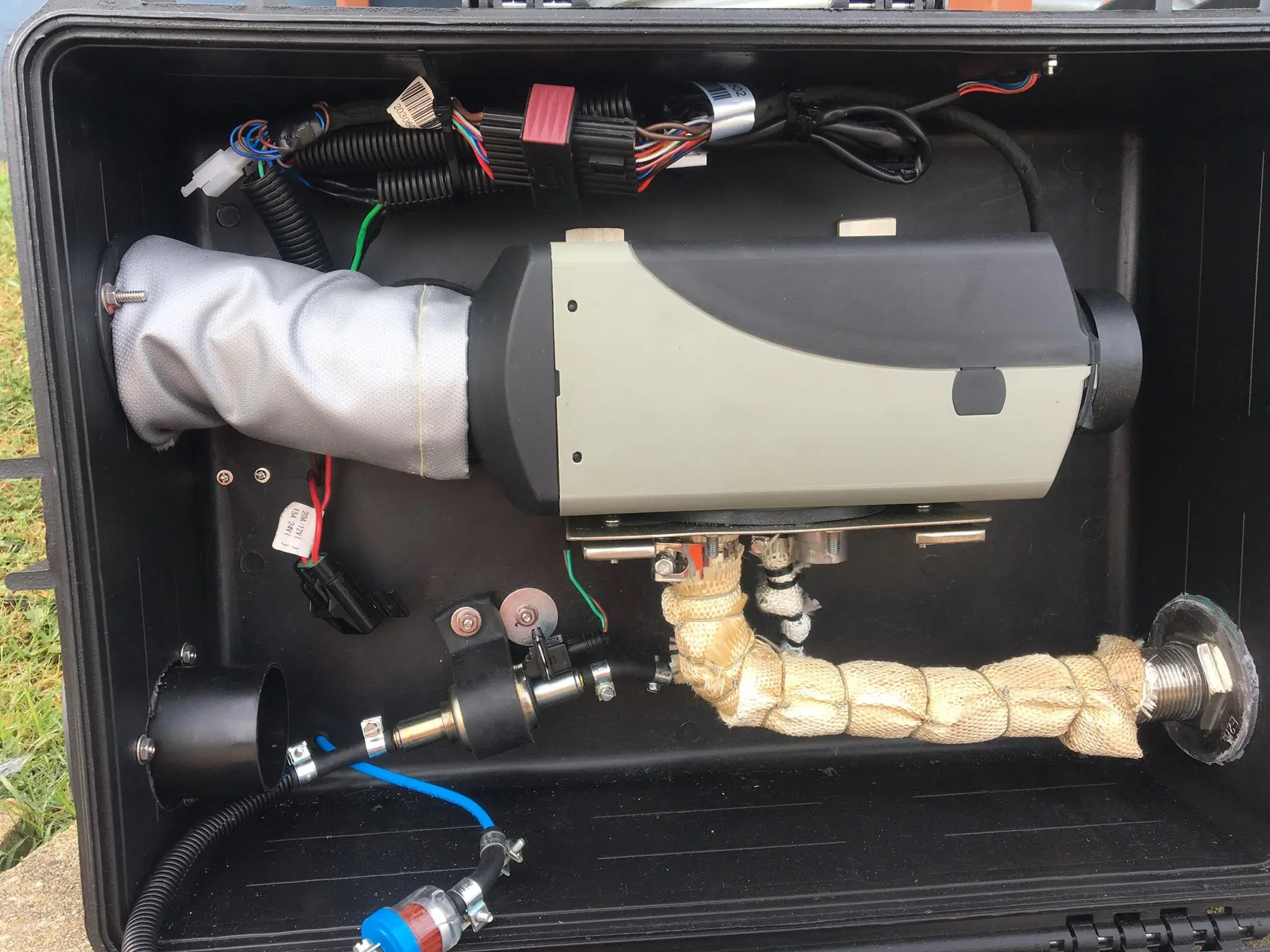 سخان 2.2KW 12V سخان هواء ديزل لتدفئة الفضاء سخان المقصورة #6