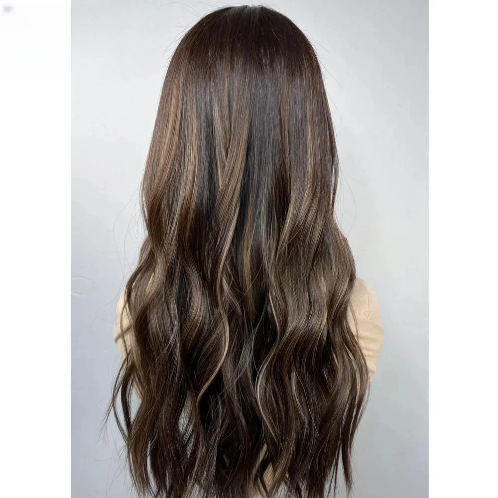 Highlight Blond 5x5 Silk Base Jewish Human Hair with BabyHair Glueless Soft Body Wave HD Lace European Hair Preplucked view 3