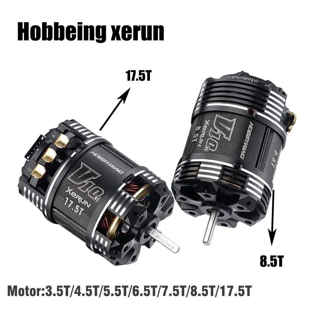 

Hobbywing xerun V10 G3 sensorless brushless motor 3.5T 4.5T 5.5T 6.5T 7.5T 8.5T Motor (optional) for 1/10 RC remote control car