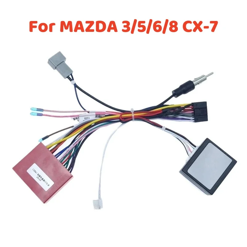 Car Radio Canbus Box With Cable For MAZDA 3/5/6/8 CX-7 Android 2 Din GPS Wifi Carplay Wiring Harness Cable Auto Audio Car Stereo