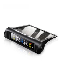 Car TPMS Tire Pressure Monitoring System Solar Charging HD Digital LCD Display Auto Alarms Wireless External Sensors TPMS