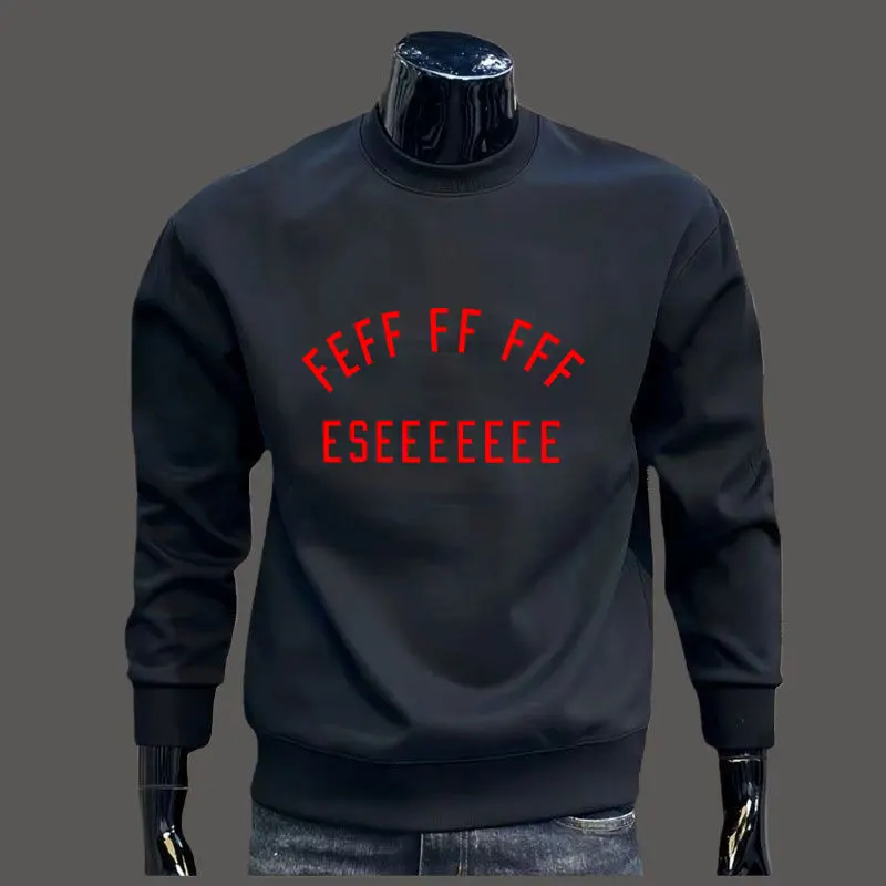 Cross border hot selling men's outdoor jogging hoodie, luxurious design letter print, street style couple cycling armored jacket