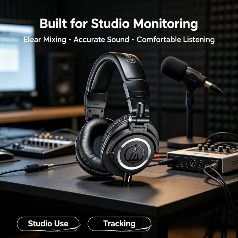 Audio-Technica ATH-M50X Over-E - Audio Technica Headphone Ath-M50X recensie en prijs