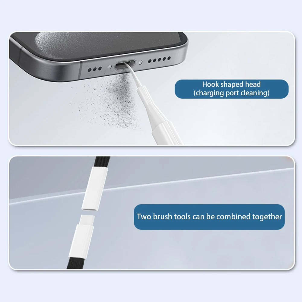 Set Sikat Pembersih Layar Laptop Sikat Pembersih Puing Portabel Untuk Kamera Komputer