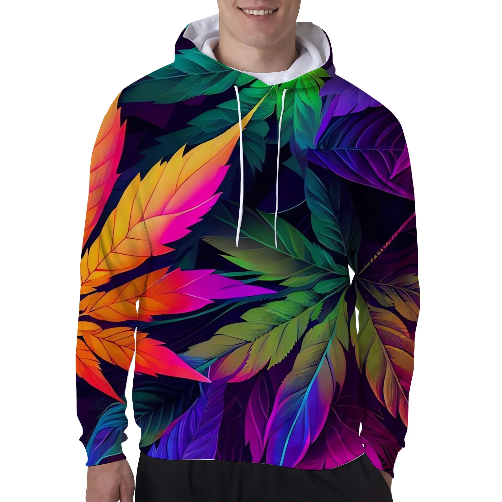 HX Fashion Mens Clothing Sets Leaves Weeds 3D Printed Vest T-shirts Shorts Sweatshirts Hoodies Pants Women Clothing Dropshipping