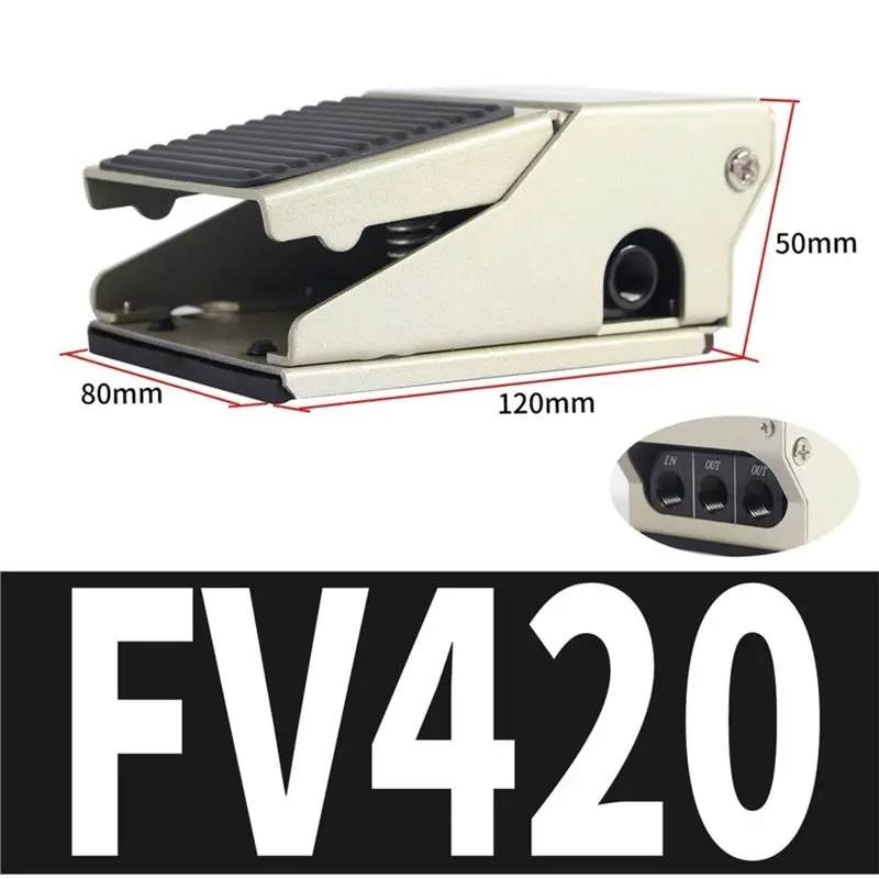 ABNP FV420 For Pneumatic Foot Operated Valve,A Directional Control Valve For Pneumatic Cylinders And Airflow Management System