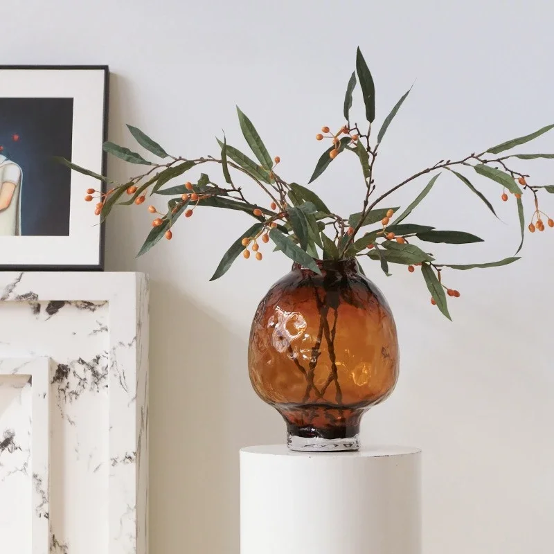 

Рельефная ваза, стеклянная ваза, аксессуары для цветочных композиций, градиент цвета, гидропоника, террариум, аксессуары для украшения дома