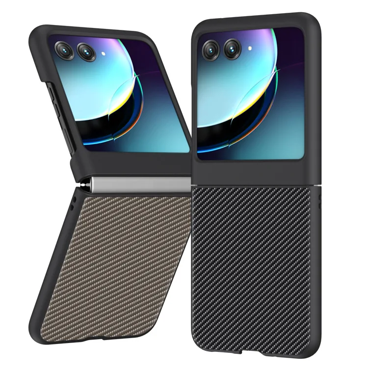 

Kevlar Print Carbon Fiber Case For Motorola Razr40Ultra Fashion Anti-drop Cover Anti-knock Cases For Razr 40 Ultra