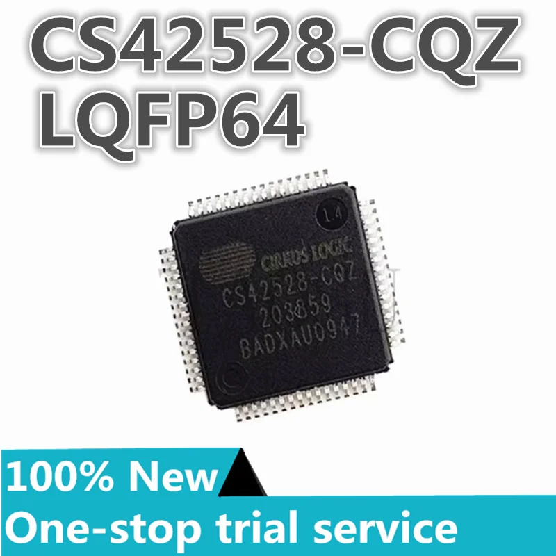 2-50PCS %New CS42528-CQZ CS42528 LCD TV decoding chip IC patch QFP-64