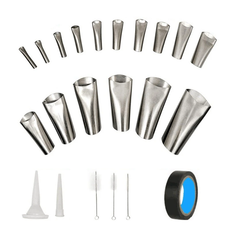 22Pcs Set Of Beautiful Seam Nozzle Is Coated With Stainless Steel Sealant For Water Joint Of Kitchen And Bathroom Window Durable
