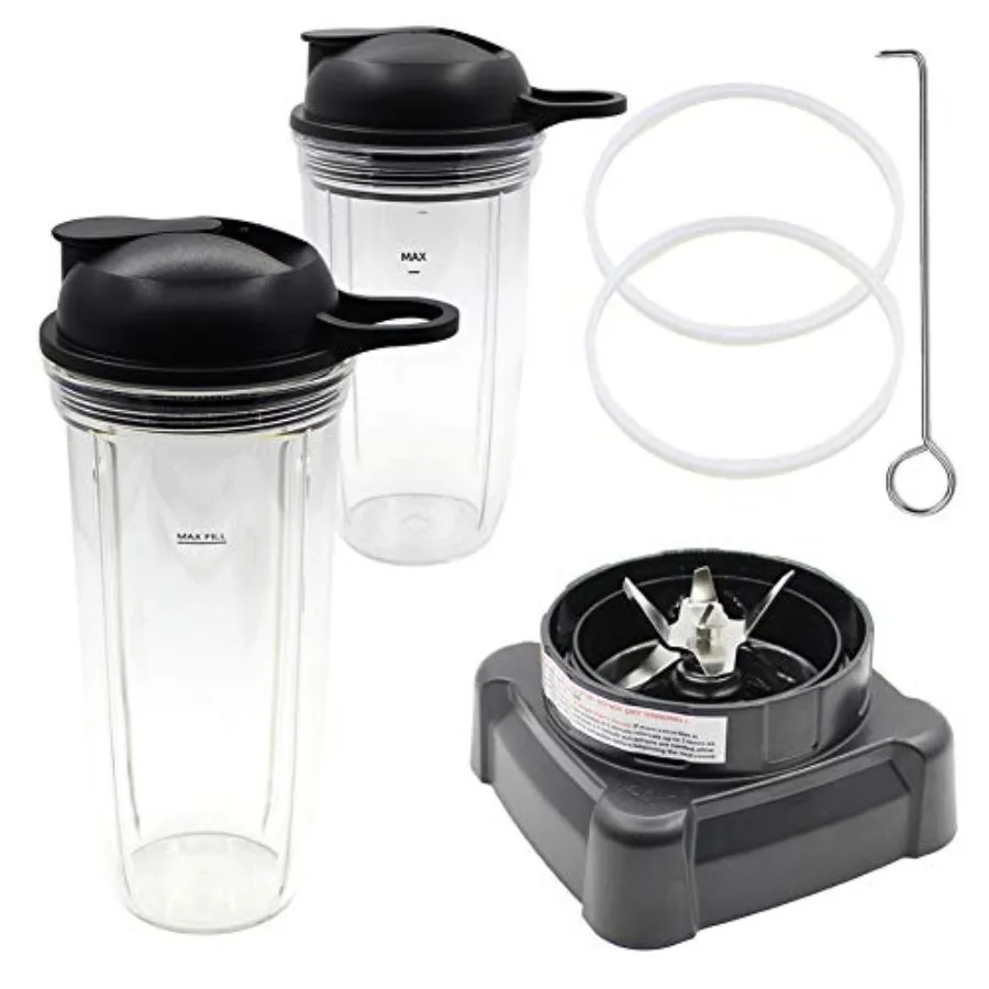 

Replacement Parts New Blade with Cup and Lid Intended for Nutri Ninja Blender BL610