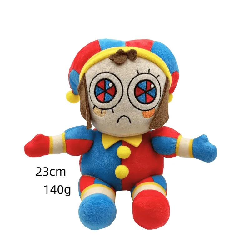 New The Amazing Digital Circus Plush Clown Ragatha Pomni Cartoon Jax Doll Joker Plush Soft Stuffed Sofa Decorate Christmas Gift