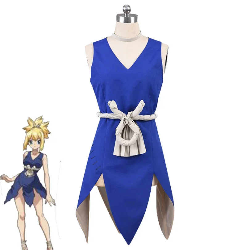 

Anime Dr. Stone Amber Kohaku Cosplay Costumes Halloween Christmas Party Suit Amber Dress Cute Cosplay Outfits Custom Made