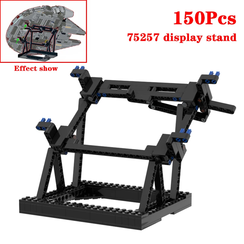 MOC Display Stand for 75257 Falcon or 75389 Dark Falcon Building Blocks Model DIY Space Ship Stand Bricks Toy Gift only Bracket