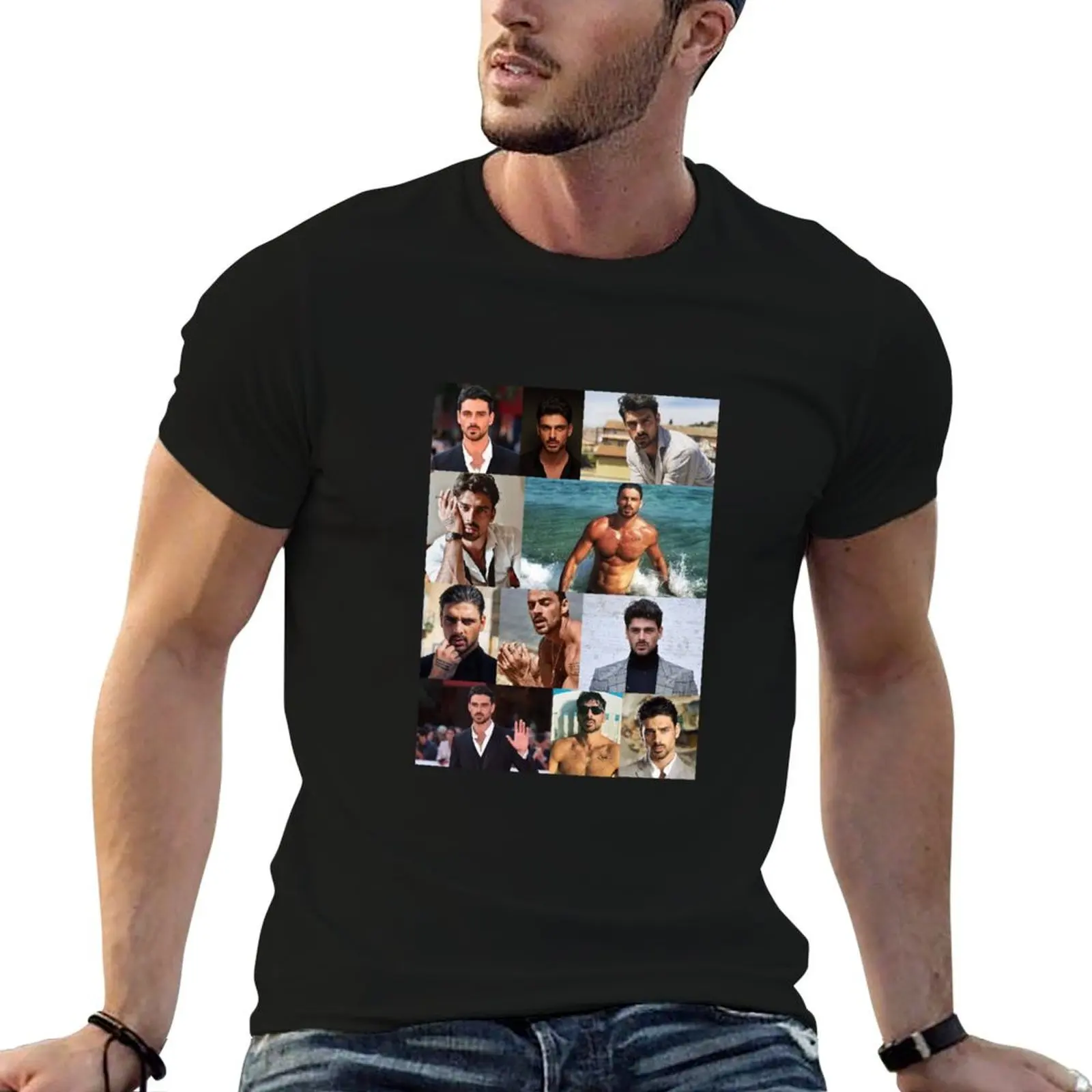 

Massimo Michele morrone T-Shirt cotton t shirt man anime tshirt t shirts for man pack cotton T-Shirt