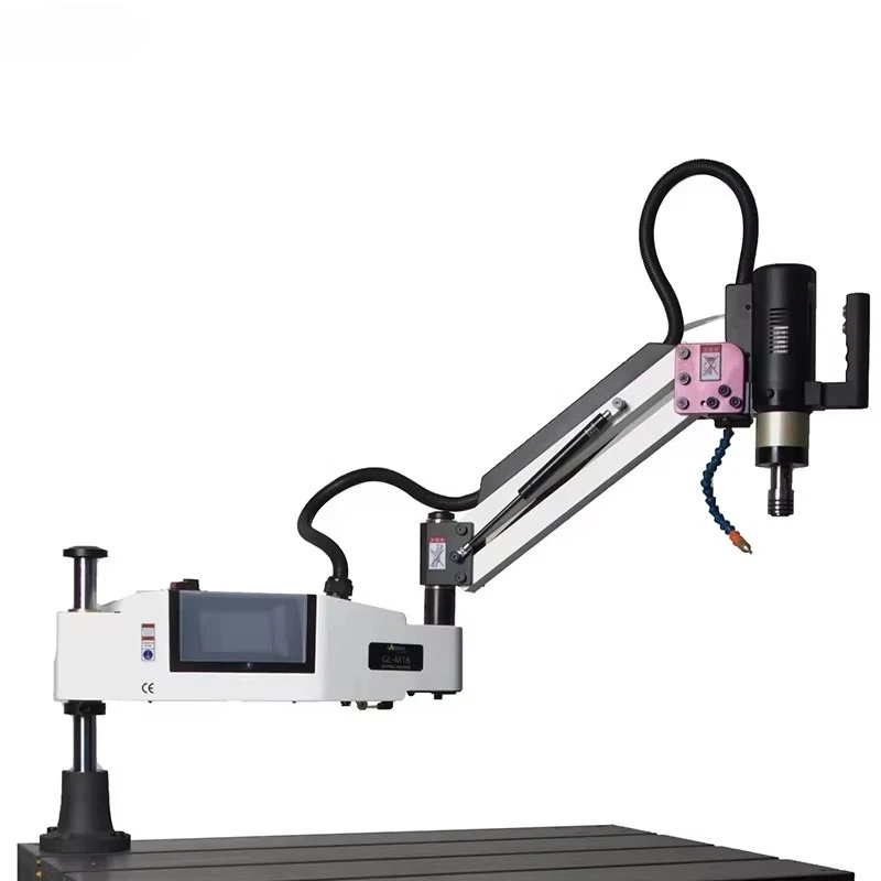 M3 M10 Customized Electric Threading and Tapping Machine Automatic Servo Motor Vertical Tapping Machine with PLC 220V Voltage