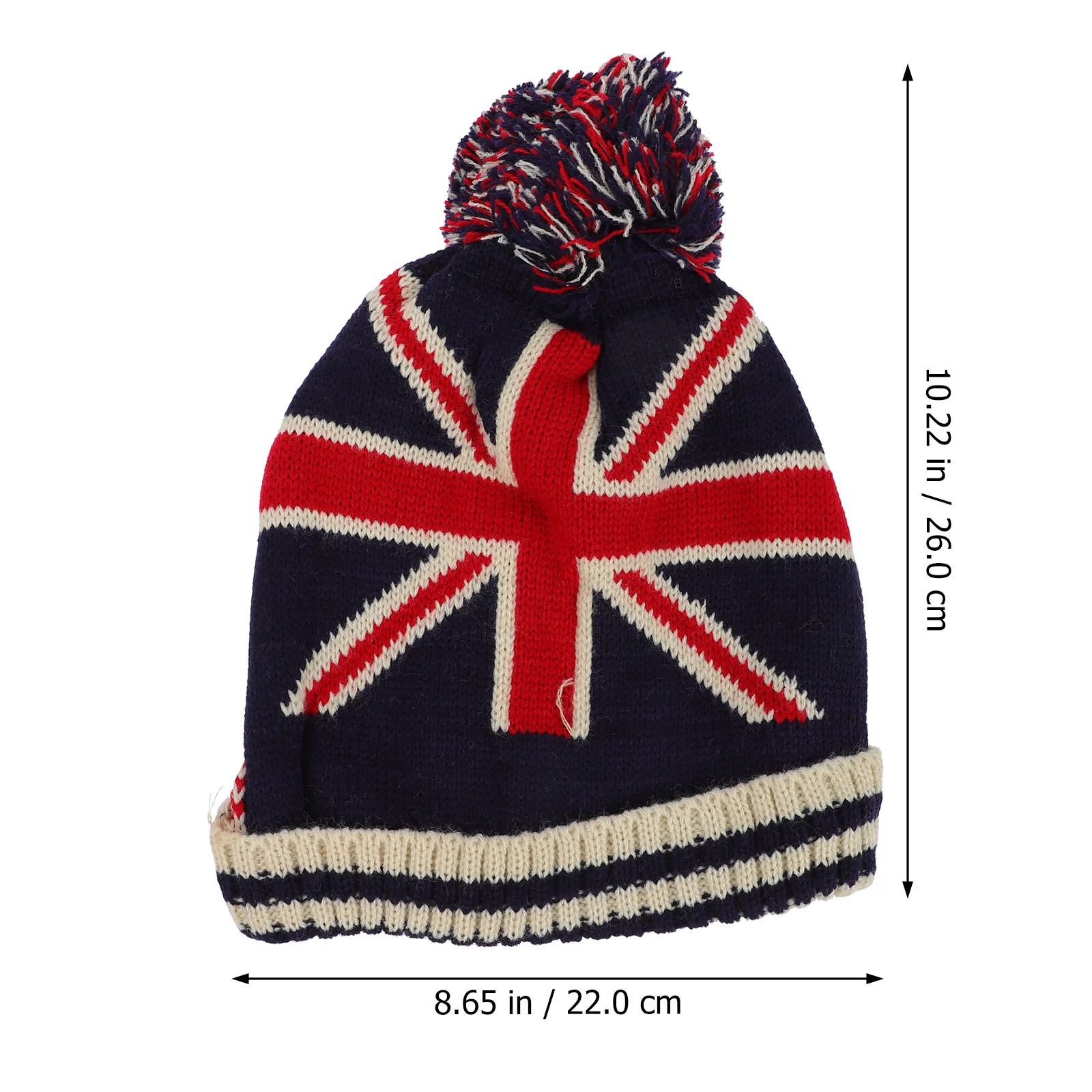 1 قطعة محبوك ألياف الأكريليك قبعة شتاء دافئ للجنسين أغطية الرأس المملكة المتحدة العلم نمط للتزلج في الهواء الطلق ركوب التخييم تسلق قبعة