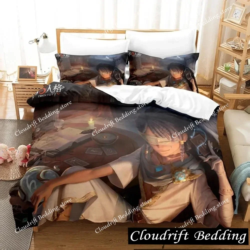 Game Identity V Anime Bedding Set Boys Girls Twin Queen King Size Duvet Cover Pillowcase Bed boys Adult Home Textileextile