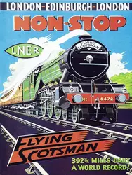 Flying Scotsman Metal Wall Art Tin Signss Metal Tin Sign 8x12 inches