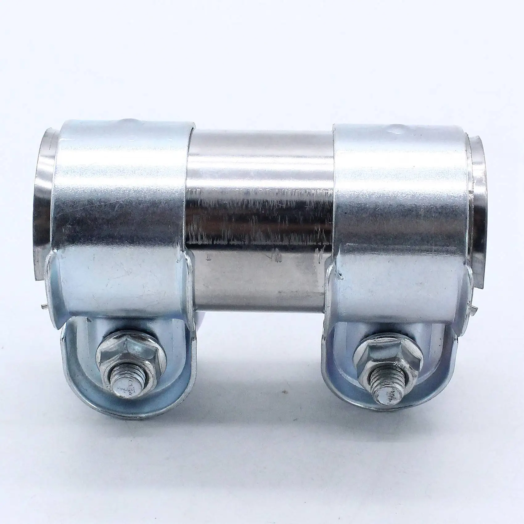 35mm x 95mm Pipe Connector Double Clamp Exhaust System FA1 Pipe Connector for Exhaust System Car Tools Car