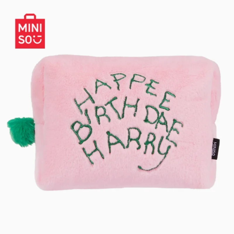 

MINISO Harry Potter Series Makeup Bag Pink Cute Portable Travel Daily Mobile Phone Toy Storage Box Women Accessories Wholesale