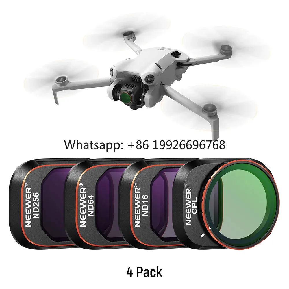Glass Filter Set Compatible with Mini 4 Pro 4 Pack/6 Pack/8 Pack Lens Accessories