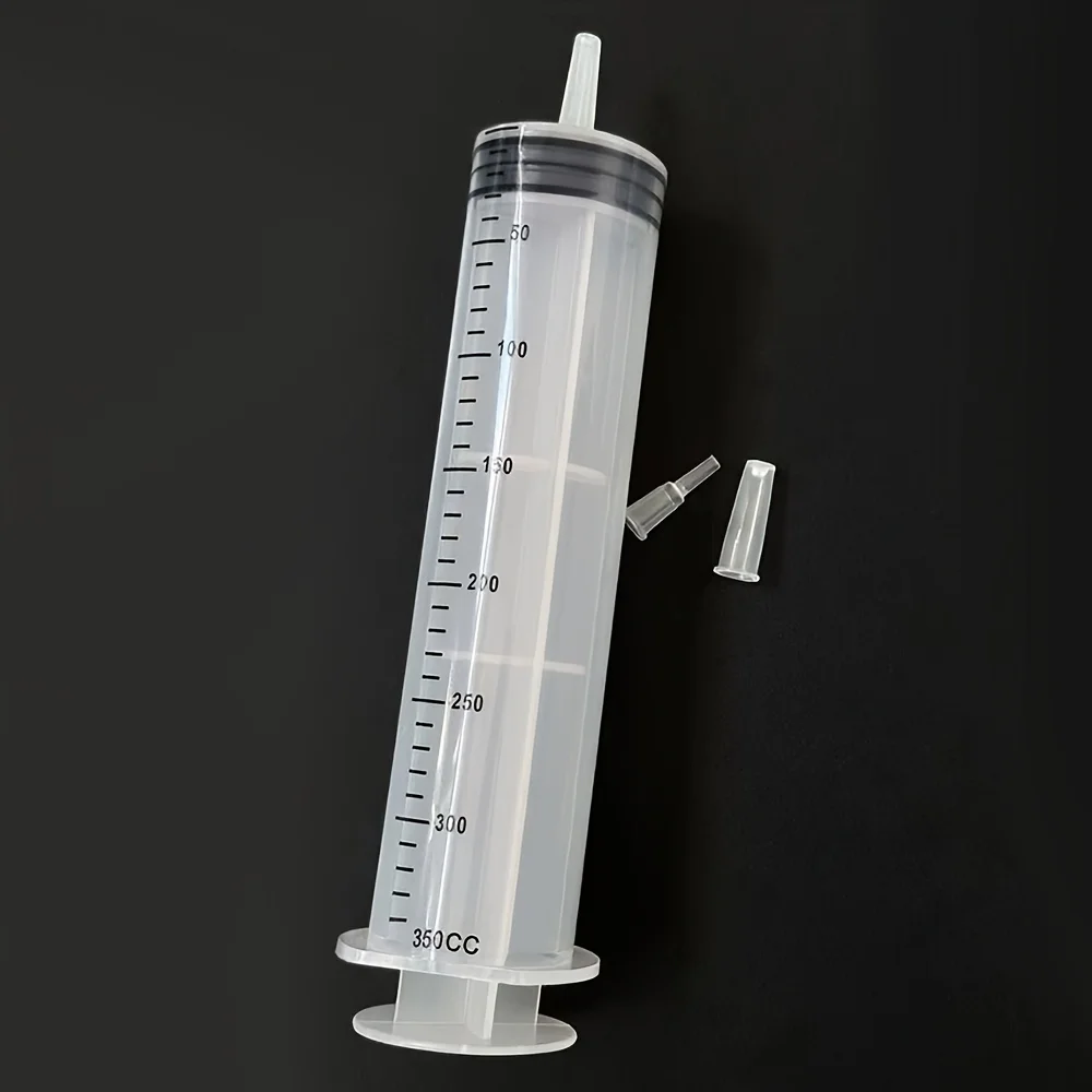 Kunststoffspritze, Erhältlich in den Größen 1000ml, 550ml, 350ml, 200ml, 100ml, 60ml, 20ml, 10ml, Geeignet für Laborabgabe, Klebstoffdosierung, Bewässerung und Veterinärmedizin
