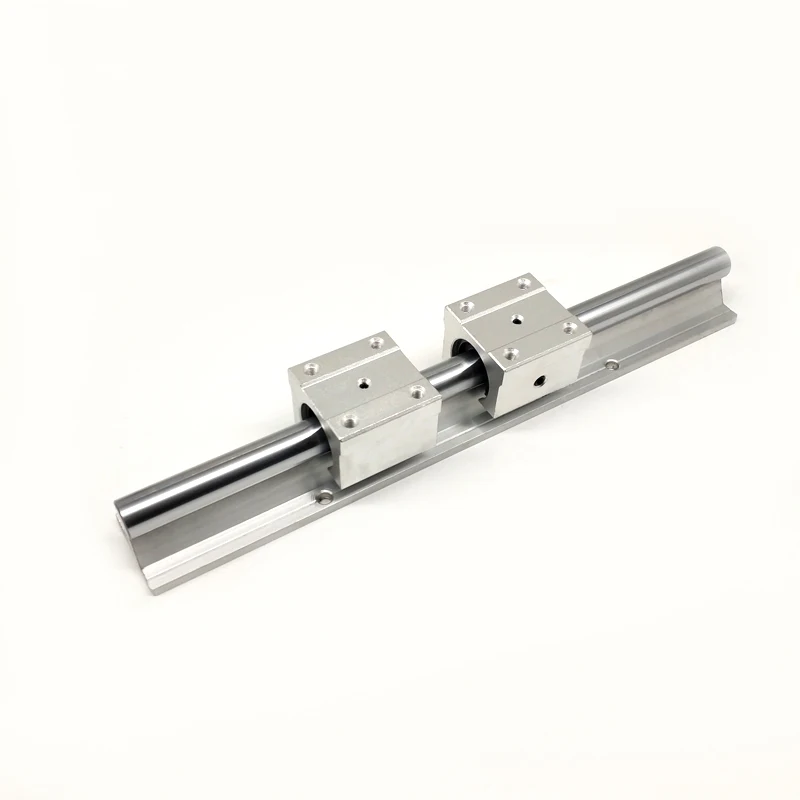 

2Pcs SBR10 L 500mm Linear Rail Support With 4 SBR10UU Linear Guide Auminum Bearing Sliding Block Cnc Parts