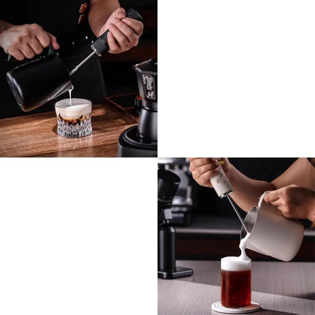 Handheld Milk Frother Electric Eggs Beater Multipurpose Mixer for Coffee Creamer Chocolate and Protein Drinks