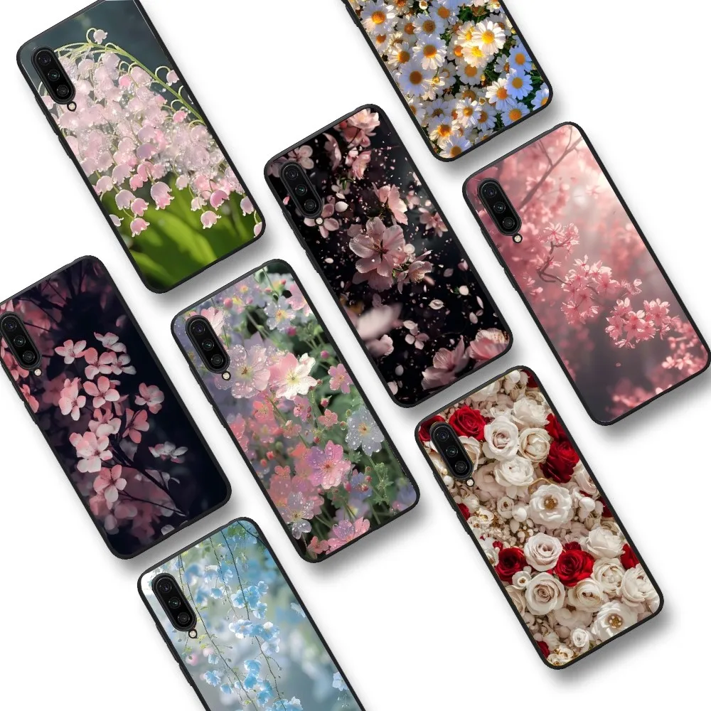 Pink Spring Cherry Blossoms Phone Case For Xiaomi Mi 5X 8 9 10 11 12 lite pro 10T PocoX3pro PocoM3 Note 10 pro lite