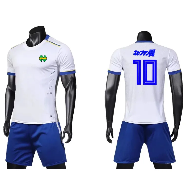 qa156JP アニメ キャプテン・ナンカツ校 番号10 天草翼 サッカーウェア スペイン フランス クラシック トップス ジャージ＆ショーツ