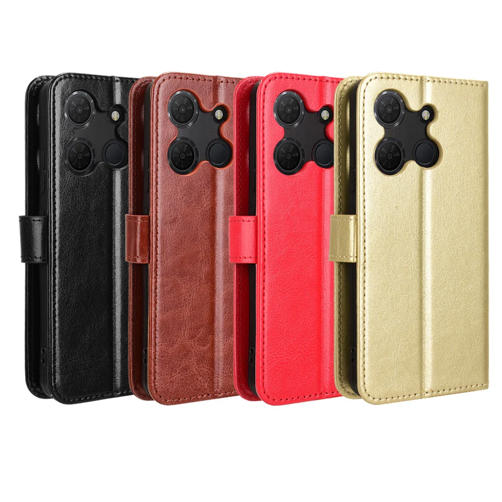 For TCL 503 Case Luxury Flip PU Leather Wallet Lanyard Stand Case