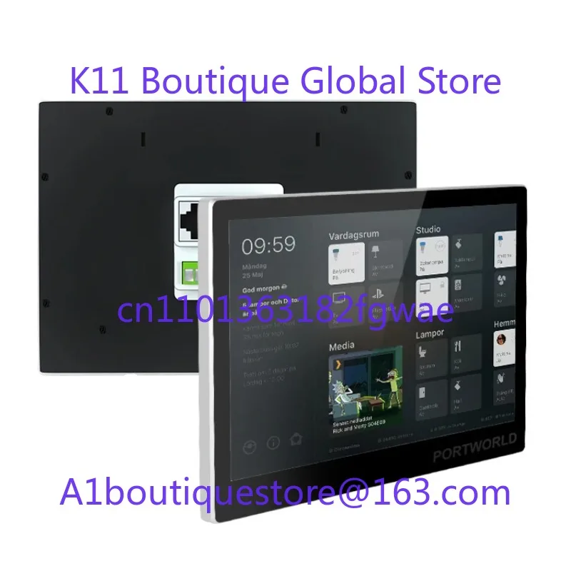 YC-SM10P Smart Home Automation 10 Inch IPS Touch Screen Landscape Display Android AIO POE Tablet Inwall Mount