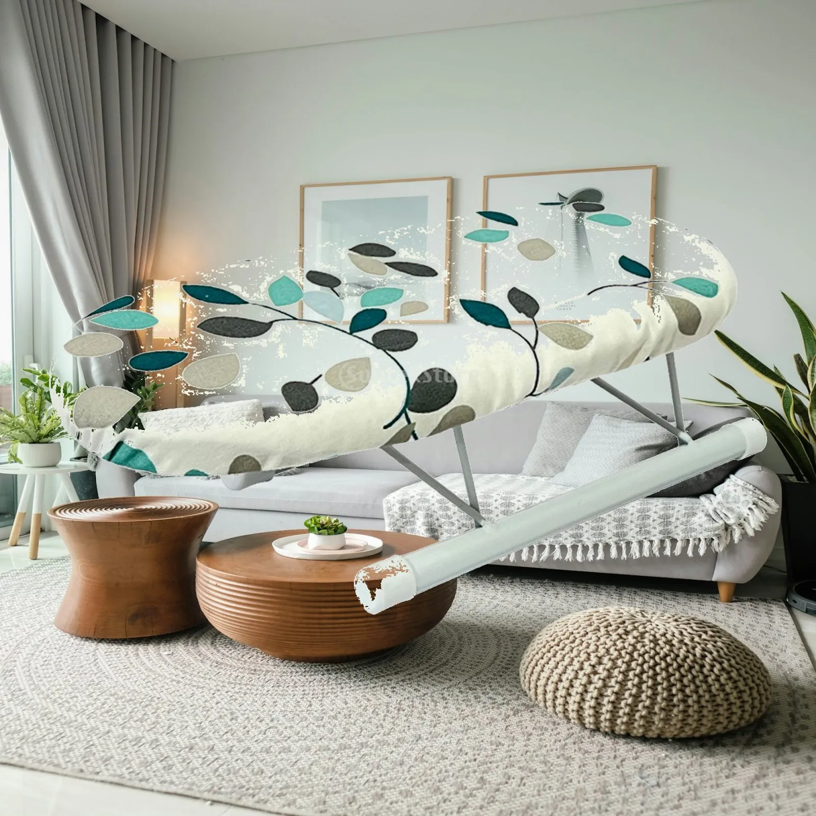 Compact Ironing Board Tabletop Folding Ironing Pad Portable Iron Board Sleeve Press for Home Sewing Dorm