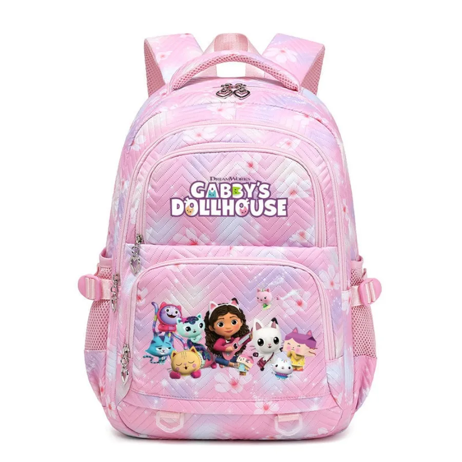 

【Spot goods】Gabbys Dollhouse Backpack Boys Girls schoolbag Students Teen 's schoolbag