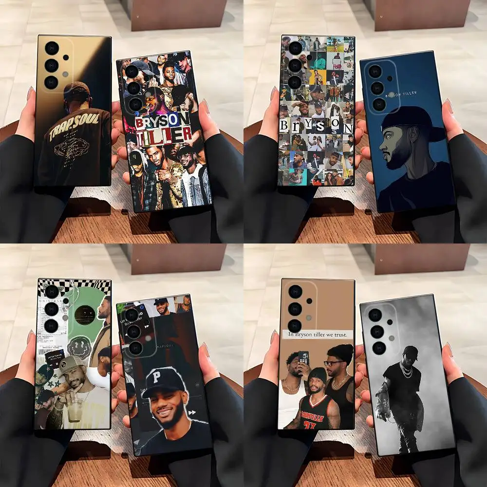 

B-Bryson Tiller singer Phone Case for Samsung S series s21 s22 s23 s24 s25 FE Plus Ultra TPU Soft to Skin-friendly case